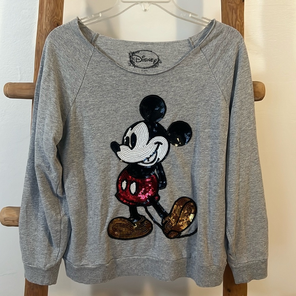 Sequins Mickey Long Sleeve